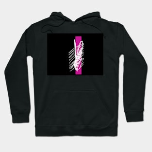 abstract scribble Hoodie